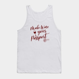 Make wine your passport Tank Top